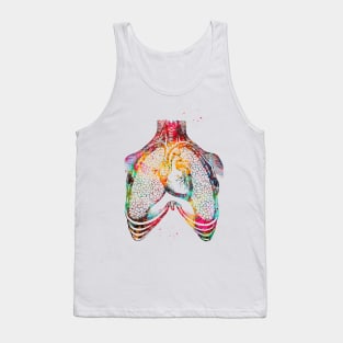 Human heart and lungs Tank Top